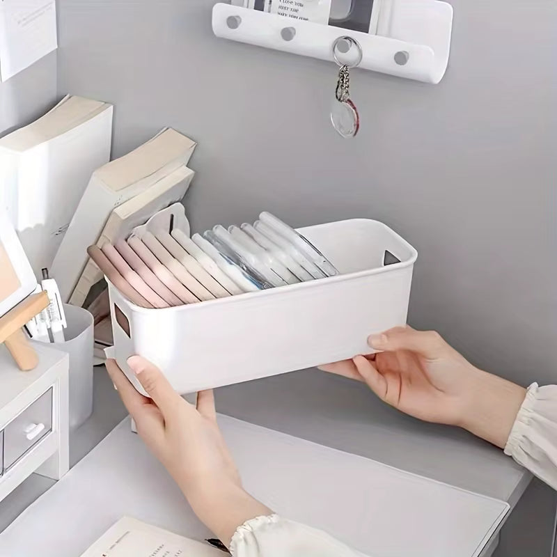 Simple and Versatile Desktop and Underwear Organizer Box (10-Piece Set) For Organized and Practical Use GRAY
