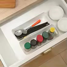Simple and Versatile Desktop and Underwear Organizer Box (10-Piece Set) For Organized and Practical Use GRAY
