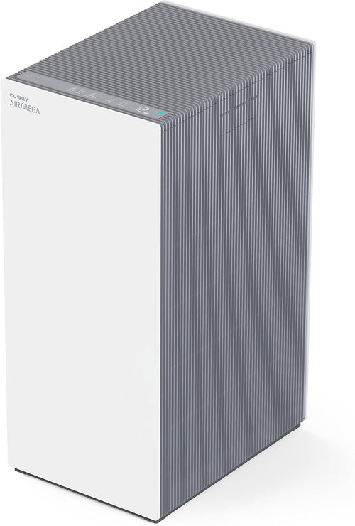 COWAY Air Purifier for Home Up to 2,512ft², Washable Pre-Filter and HEPA Filter for Smoke, Allergies, Pet Dander, Odor, AQI, Auto & Sleep Mode, Timer, 5yr Warranty, Airmega 300, AP-1515H - Style: AIRMEGA ProX White