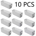 Simple and Versatile Desktop and Underwear Organizer Box (10-Piece Set) For Organized and Practical Use GRAY